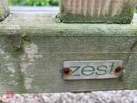 4' WOODEN GARDEN BENCH - 7