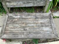GARDEN BENCH AND TABLE - 3