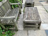 GARDEN BENCH AND TABLE - 6