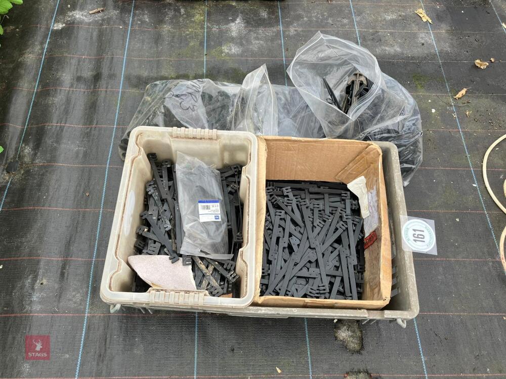 PLANT TIES AND MEMBRANE PEGS