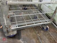 SMALL METAL TRANSPORT TROLLEY - 2