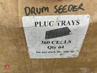 3 BOXES OF PLUG TRAYS - 3