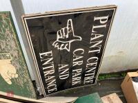 8 MIXED GENERIC SIGNS - 3