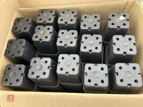 5 BOXES OF 9CM POTS