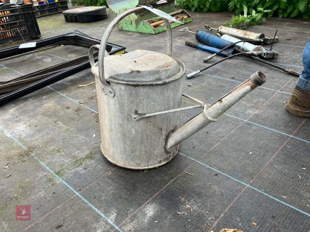 GALVANISED WATERING CAN