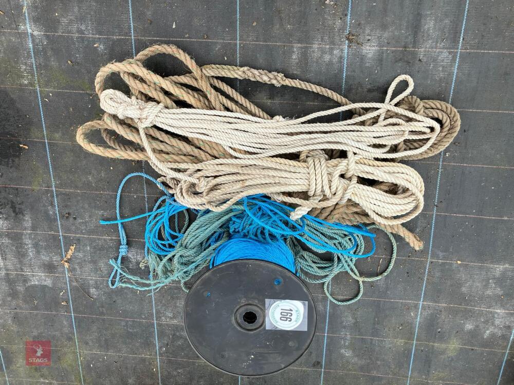VARIETY OF UTILITY ROPE AND TWINE