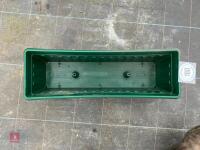 13 X 23'' GREEN PLASTIC PLANTERS - 3