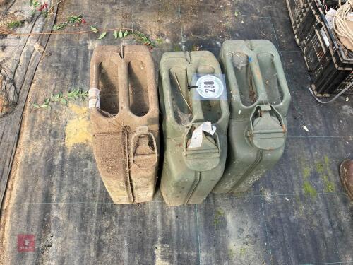 3 JERRY/FUEL CANS