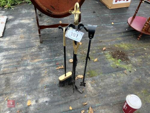 FIRE TOOLS AND STAND