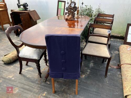 DINING TABLE & 5 CHAIRS