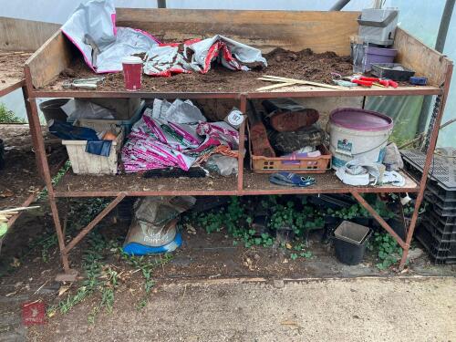 6' X 3' METAL POTTING TABLE