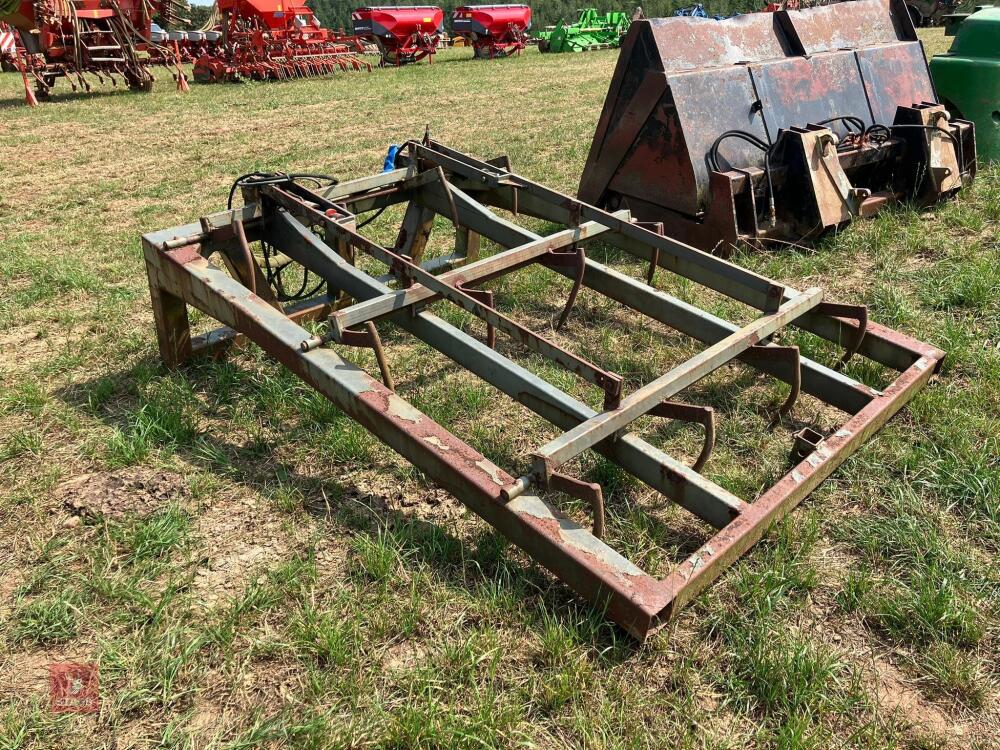 HOMEMADE FLAT 8 GRAB/BIG BALE GRAB