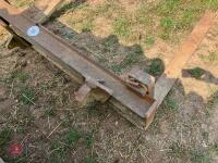 PALLET FORKS ON HOMEMADE FRAME - 2