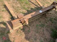 PALLET FORKS ON HOMEMADE FRAME - 6