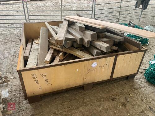STEEL FRAMED STILAGE AND TIMBER
