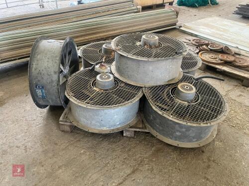 6 X 26'' INDUSTRIAL FANS