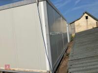 5.9M X 2.52M INSULATED OFFICE CONTAINER - 13