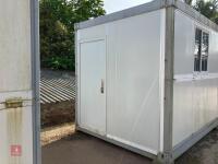 5.9M X 2.52M INSULATED OFFICE CONTAINER - 18