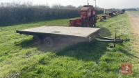 12' X 6' FLAT BED TRAILER - 2