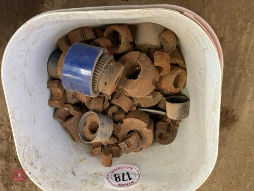 BUCKET OF TAPER LOCK BUSHES