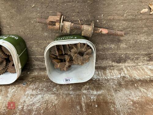 BUCKET OF MACHINERY SPARES