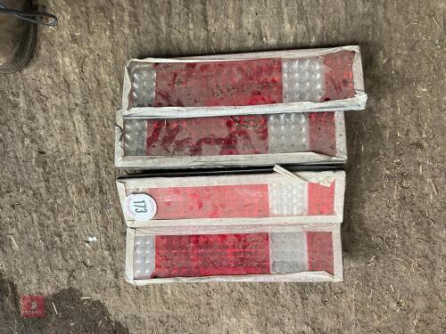 4 X REAR TRAILER LIGHTS