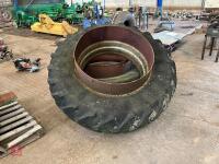 KLEBER REAR DUEL TRACTOR WHEELS/TYRES - 3