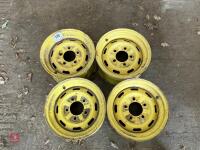 SET OF 4 JD GATOR WHEEL RIMS