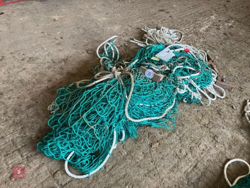 7M X 15M SAFETY NET/BRACKETS & ROPE