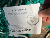 7M X 15M SAFETY NET & BRACKETS - 2