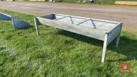 8' GALVANISED FREE STANDING CATTLE TROUG - 6