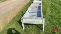 8' GALVANISED FREE STANDING CATTLE TROUG - 3