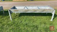 8' GALVANISED FREE STANDING CATTLE TROUG - 5