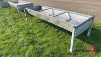 8' GALVANISED FREE STANDING CATTLE TROUG - 6