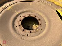 SET OF 4 JD ROW CROP WHEELS AND TYRES - 6