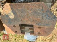 2 X ZETOR FRONT TRACTOR WEIGHTS - 2