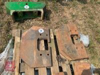 2 X ZETOR FRONT TRACTOR WEIGHTS - 4