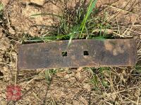 BOX OF VARIUS PLOUGH TIPS/PARTS/SPARES - 5