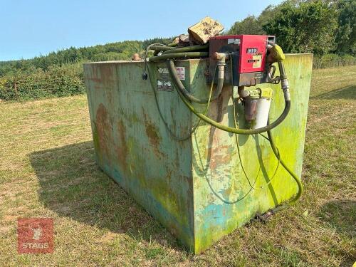 1200 GALLON METAL DIESEL TANK