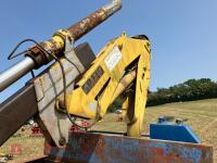28' TIMBER/UTILITY TRAILER C/W CRANE - 5