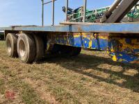 28' TIMBER/UTILITY TRAILER C/W CRANE - 7