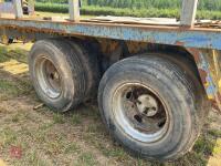 28' TIMBER/UTILITY TRAILER C/W CRANE - 13