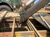 28' TIMBER/UTILITY TRAILER C/W CRANE - 23