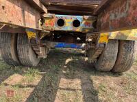 28' TIMBER/UTILITY TRAILER C/W CRANE - 25