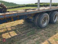 28' TIMBER/UTILITY TRAILER C/W CRANE - 28