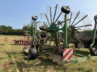 2006 KRONE SWADRO 1250 4 ROTOR RAKE - 2