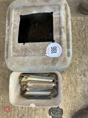 QUANTITY OF VARIOUS NAILS