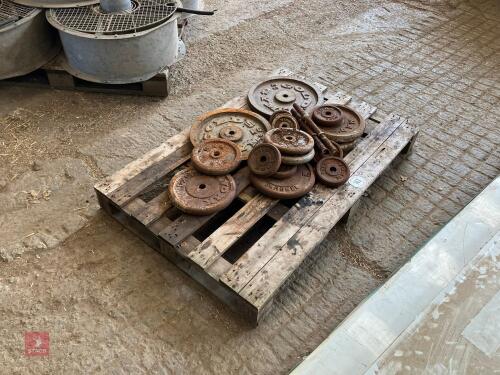 PALLET OF MIXED WEIGHTS