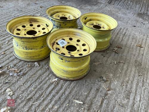 SET OF 4 JD GATOR WHEEL RIMS