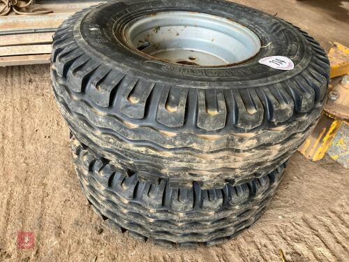 2 X ARMORTEC WHEELS AND TYRES